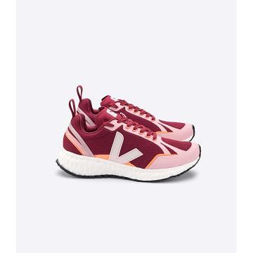 Burgundy Women's Veja CONDOR MESH Running Shoes | AU 388GSO